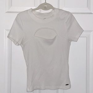 Hollister (small) White Tee